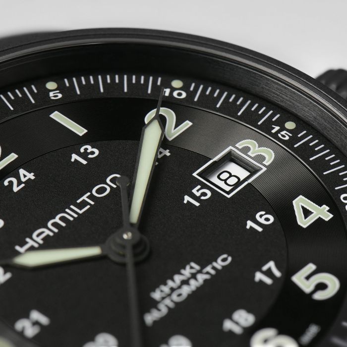 Hamilton H70575733 Watch - Khaki フィールド Titanium Auto (Image 4)