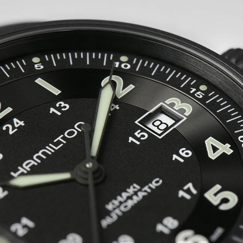 Hamilton H70575733 Watch - Khaki フィールド Titanium Auto (Image 4)