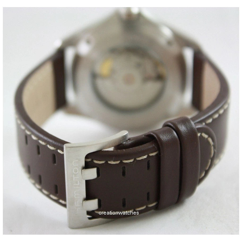 Hamilton H64615555 Watch - Khaki Aviation Pilot Day Date Auto (Image 4)