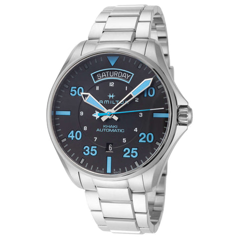Hamilton H64625131 Watch - Khaki Aviation Khaki Pilot Day-Date - Air Zermatt Auto (Image 3)