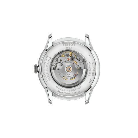 TISSOT T139.407.11.038.00 Elegant Swiss Design Sapphire Crystal Water Resistant Stainless Steel Bracelet