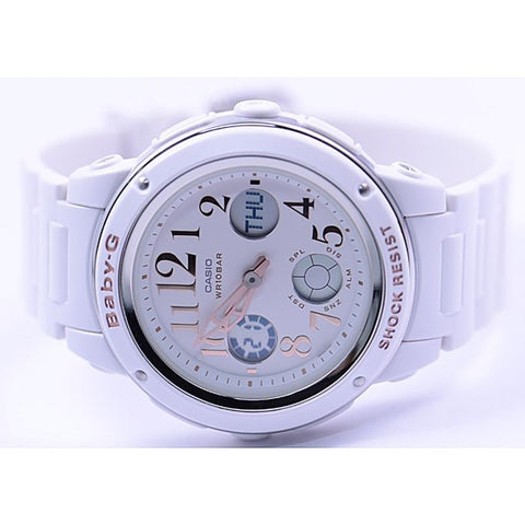 Casio Ladies Elegant Face White Watch BGA-150EF-7BJF