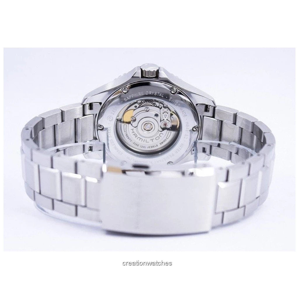 Hamilton H64515133 Watch - Khaki Navy Scuba Auto (Image 6)