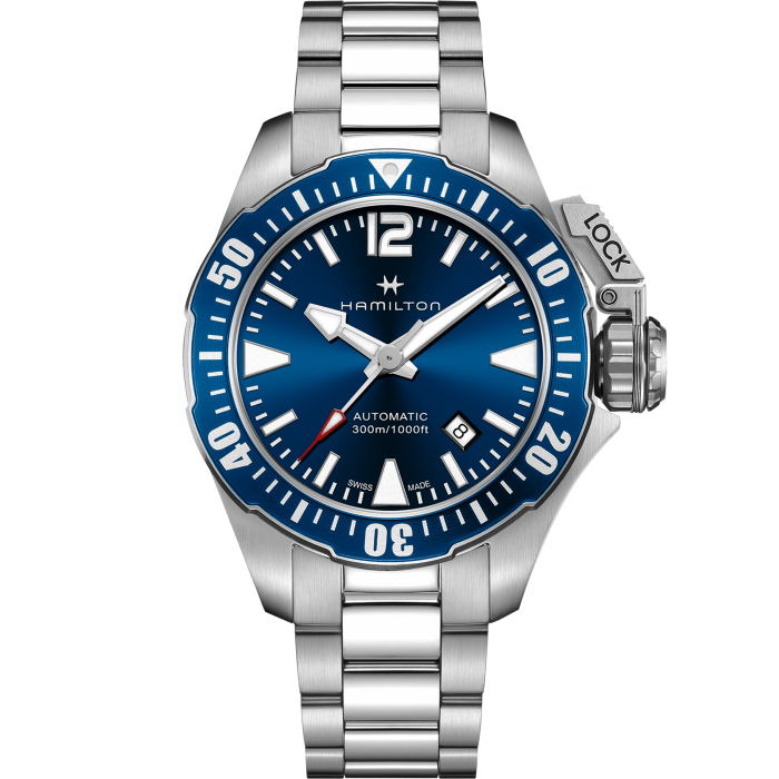 Hamilton H77705145 Watch - Khaki Navy Khaki Navy Open Water