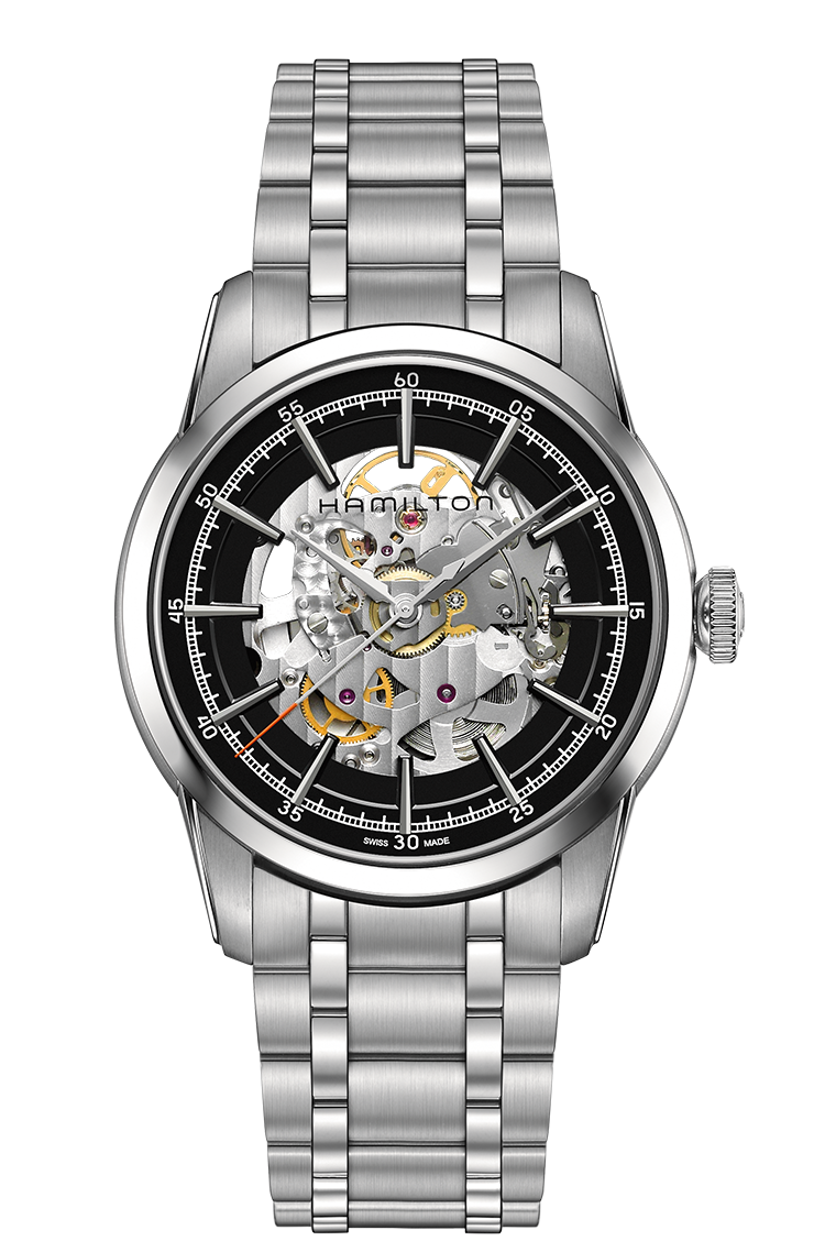 Hamilton H40655131 Watch - American Classic RailRoad Skeleton Auto (Image 4)