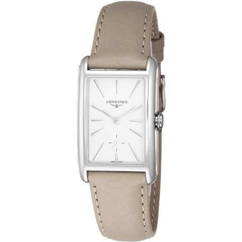 Longines Dolcevita 2-Year Warranty White (Belt: Beige) L5.512.4.11.7 [Parallel Import]