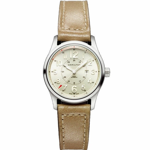 Hamilton H70365983 Watch - Khaki Field Khaki Officer Auto (Image 8)
