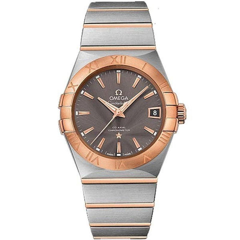 OMEGA 123.20.38.21.06.002 Watch - Constellation 5-Year Warranty [Parallel Import] Gray (Case: Red Gold)