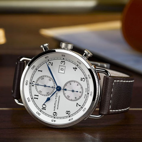 Hamilton H77706553 Watch - Khaki Navy Pioneer Auto Chrono Auto Chrono (Image 3)