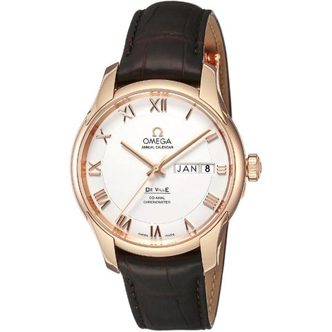 OMEGA 431.53.41.22.02.001 Watch - De Ville Co-Axial Annual Calendar in Silver - Parallel Import