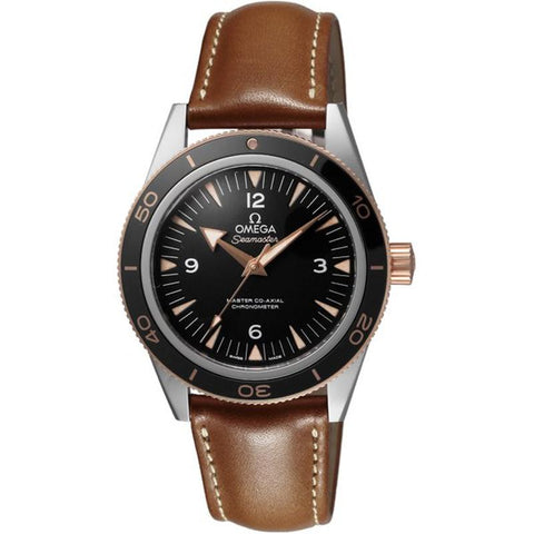 OMEGA Seamaster 300M Black (Case: Sedna Gold) 5-Year Warranty 233.22.41.21.01.002 [Parallel Import]