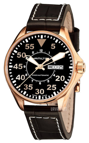 Hamilton H64445595 Watch - Khaki Aviation Khaki Pilot Auto (Image 8)