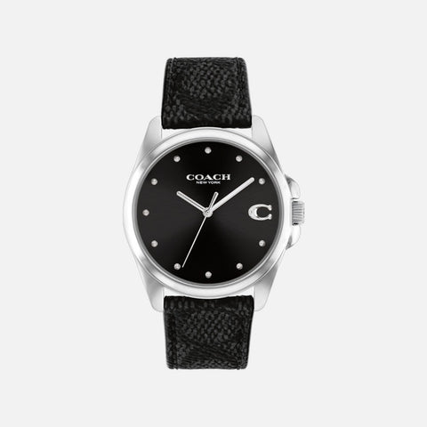 COACH 14504112 Watch - COACH GREYSON 2-Year Warranty [Parallel Import] Black Handbag - Stylish & Durable