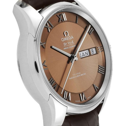 Omega De Ville Hour Vision Brown Parallel Import 5-Year Warranty 433.13.41.22.10.001