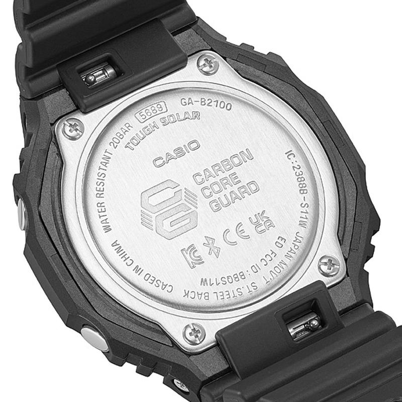 Casio Men's G-SHOCK GA-B2100 Series Rubber Band GA-B2100-1A1JF