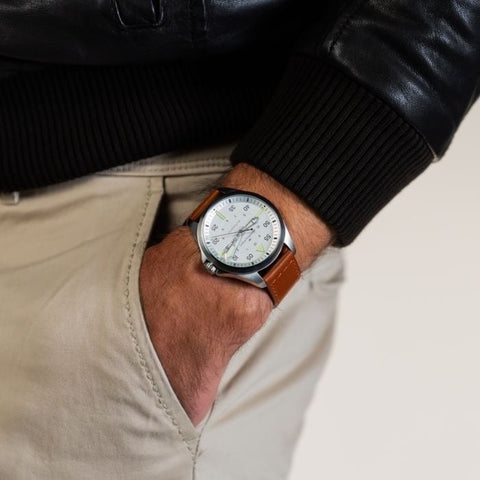 Hamilton H64635550 Watch - Khaki Aviation Pilot Day Date Auto (Image 6)