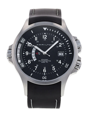 Hamilton H77615333 Watch - Khaki Navy GMT Auto (Image 6)