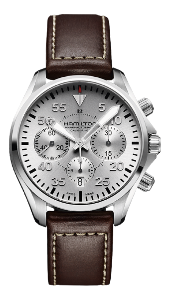 Hamilton H64666555 Watch - Khaki Aviation Khaki Pilot Auto Chrono (Image 9)