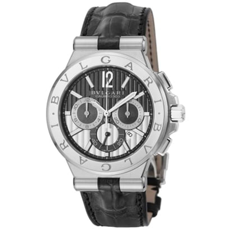 BVLGARI DG42BSLDCH Watch - Men's Diagono Black Automatic Watch Parallel Import 2-Year Warranty