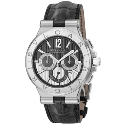 BVLGARI DG42BSLDCH Watch - Men's Diagono Black Automatic Watch Parallel Import 2-Year Warranty