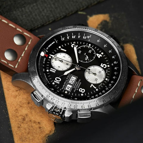 Hamilton H77616533 Watch - Khaki Aviation X-Wind Auto Chrono (Image 10)