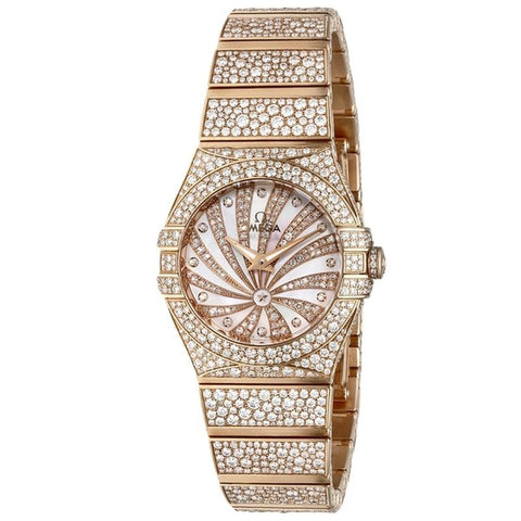 Omega Constellation Quartz Ladies Metal Bracelet Parallel Import 5-Year Warranty 123.55.27.60.55.009