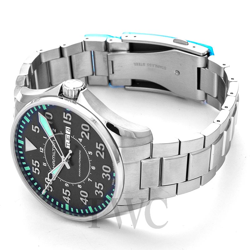 Hamilton H64715145 Watch - Khaki Aviation Pilot Day Date Auto (Image 2)