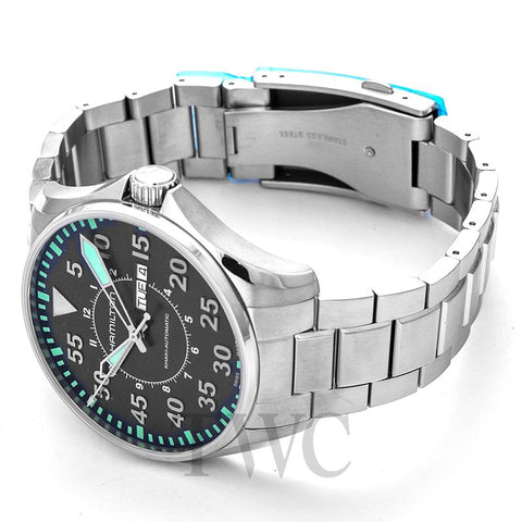 Hamilton H64715145 Watch - Khaki Aviation Pilot Day Date Auto (Image 2)
