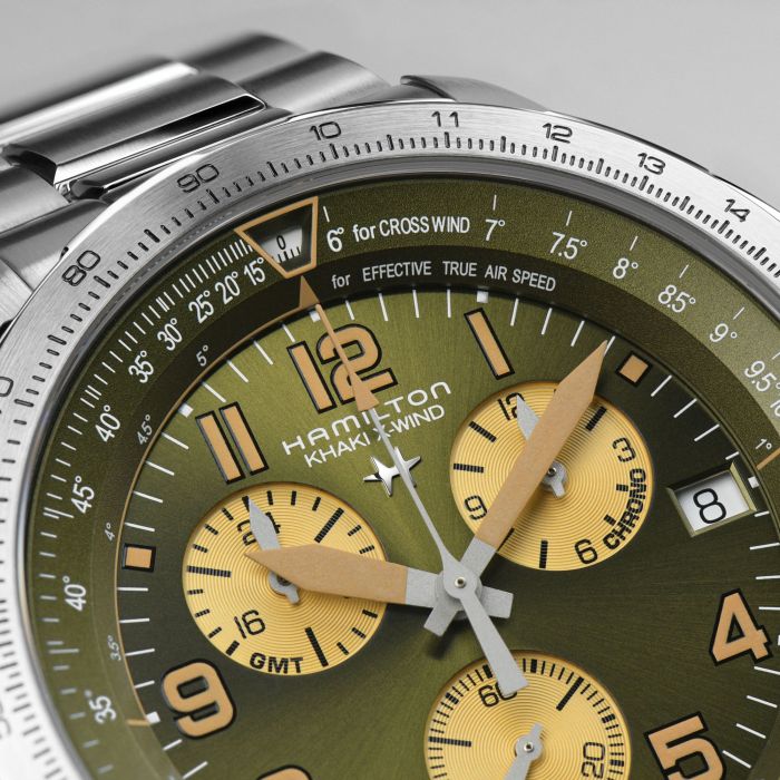 Hamilton H77932160 Watch - Khaki Aviation X-Wind GMT Chrono Quartz (Image 4)