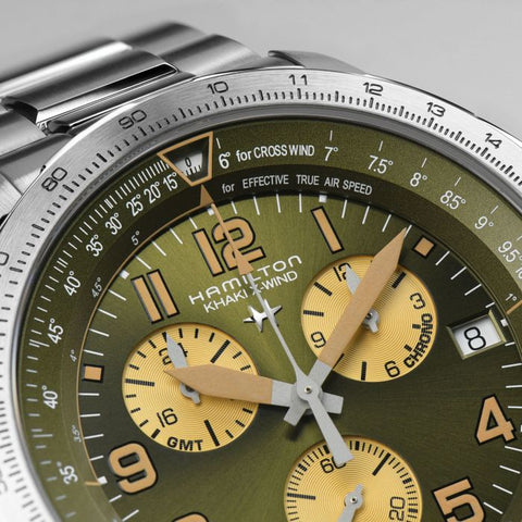 Hamilton H77932160 Watch - Khaki Aviation X-Wind GMT Chrono Quartz (Image 4)