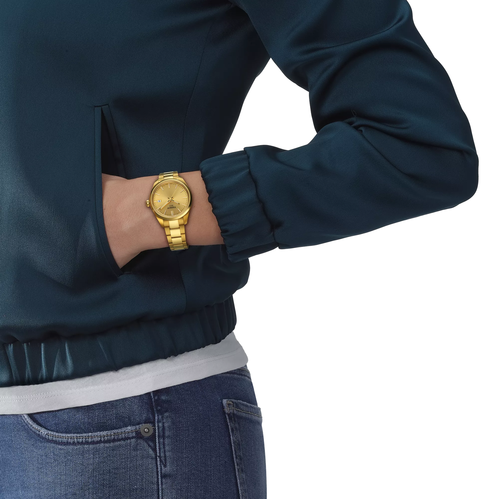 TISSOT T150.210.33.021.00 Watch - Elegant Swiss Design Stainless Steel Case Water Resistant Quartz Movement (Image 4)