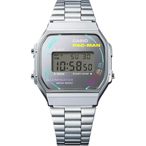 CASIO CASIO CLASSIC Pac-Man Collaboration Model Silver A168WEPC-7AJR