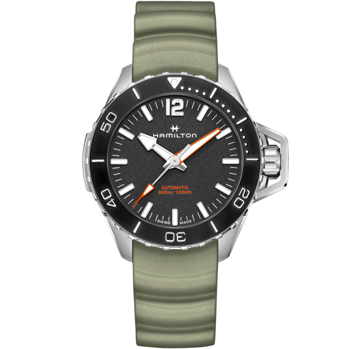 Hamilton H77825331 Watch - Khaki Navy Openwater Auto
