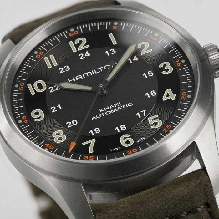 Hamilton H70205830 Watch - Khaki Field Titanium Auto (Image 5)