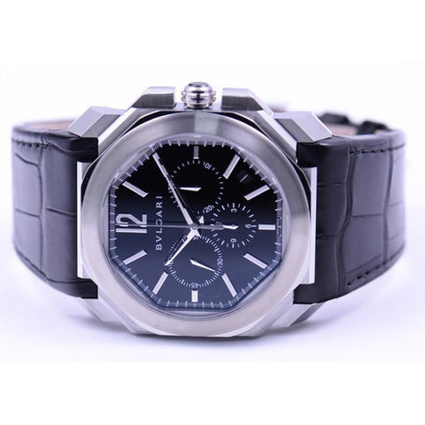 BVLGARI Octo Velocissimo 2-Year Warranty BGO41BSLDCH Black [Parallel Import]