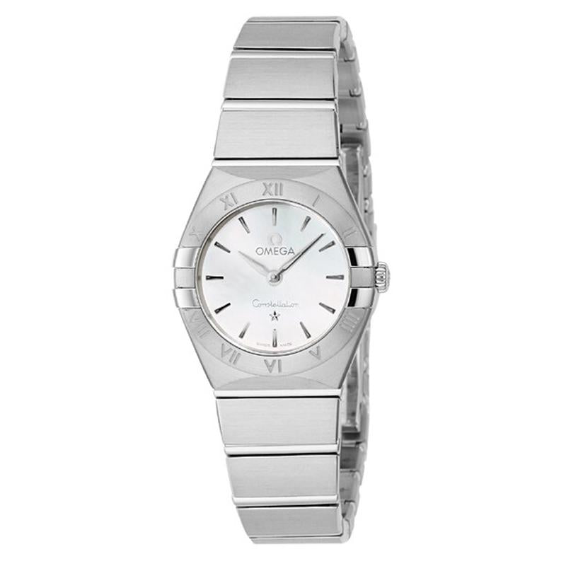 OMEGA 131.10.25.60.05.001 Watch - Constellation Manhattan White Pearl Parallel Import 5-Year Warranty