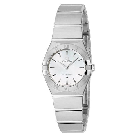 OMEGA 131.10.25.60.05.001 Watch - Constellation Manhattan White Pearl Parallel Import 5-Year Warranty
