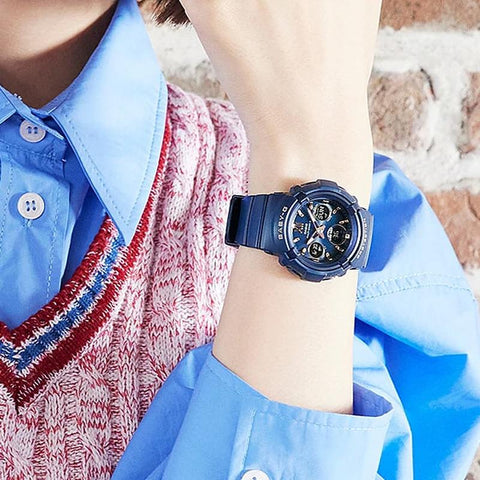 CASIO BGA-2800-2AJF Watch - Women's BABY-G Solar Radio Model Smoky Navy (Image 3)