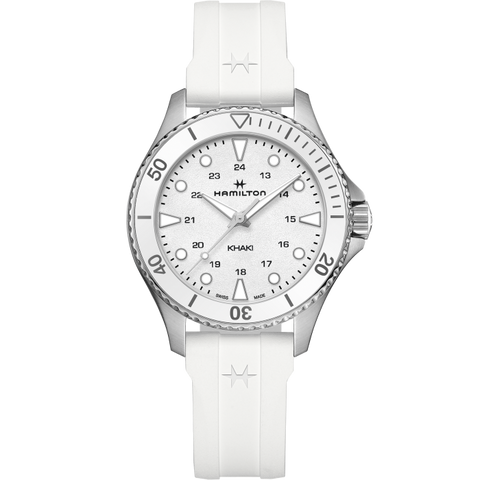 Hamilton H82221310 Watch - Khaki ネイビー Scuba Quartz