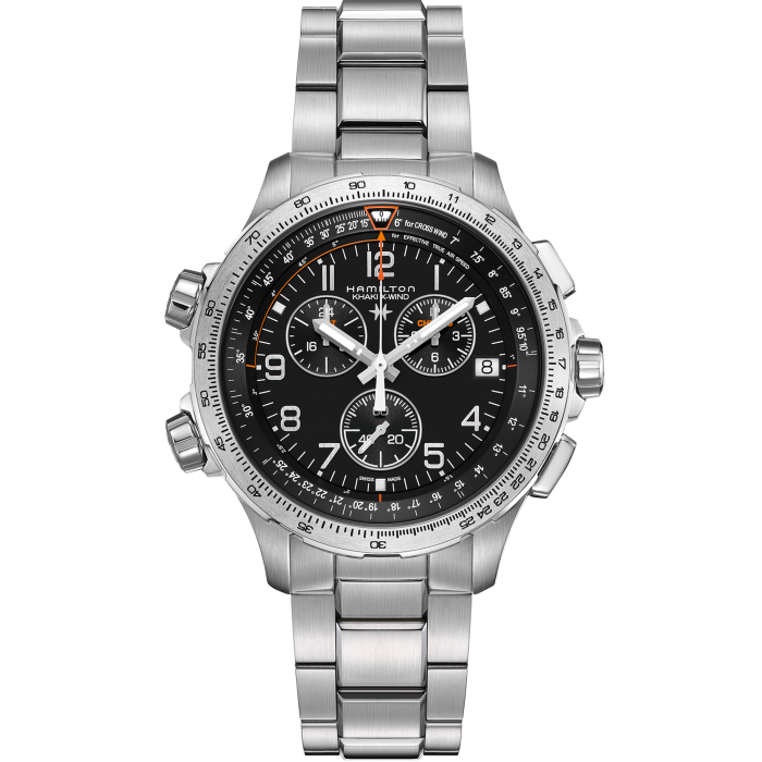 Hamilton H77912135 Watch - Khaki Aviation X-Wind GMT Chrono Quartz