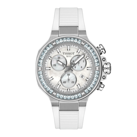 TISSOT T141.817.97.111.00 Swiss Automatic Movement Stainless Steel Case Water Resistant Elegant Design