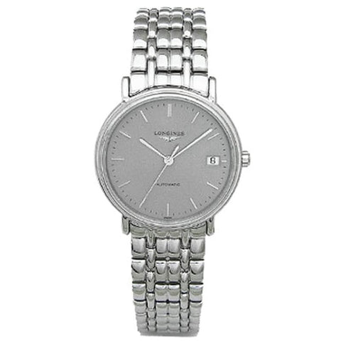 Longines Men's Men's Metal Belt Parallel Import 2-Year Warranty L4.821.4.72.6