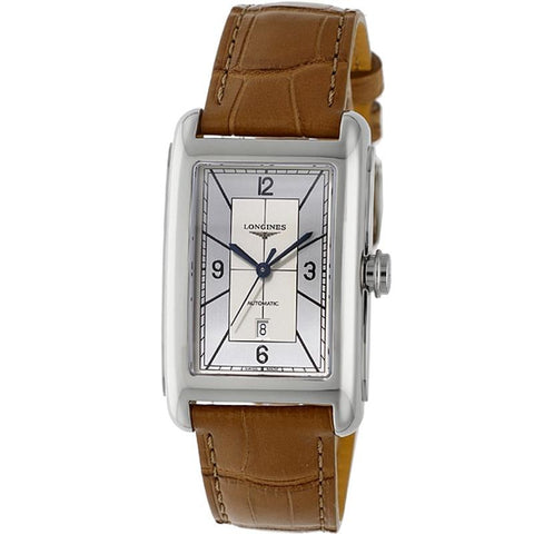 Longines Dolcevita 5-Year Warranty Silver (Band: Brown) L5.757.4.73.3 [Parallel Import]