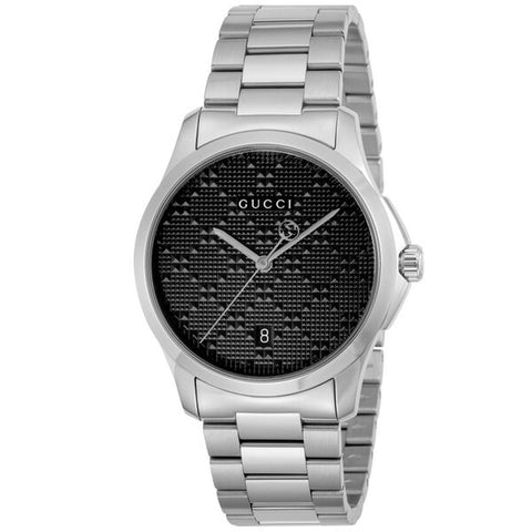 GUCCI G-Timeless 2-Year Warranty Black YA126460 [Parallel Import]