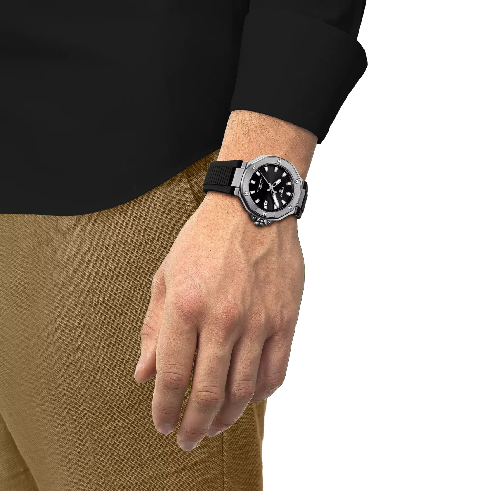 TISSOT T141.807.17.051.00 Watch - Swiss Automatic Movement Stainless Steel Case Water Resistant Elegant Design (Image 8)