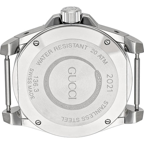 GUCCI Dive 2-Year Warranty Blue YA136340 [Parallel Import]