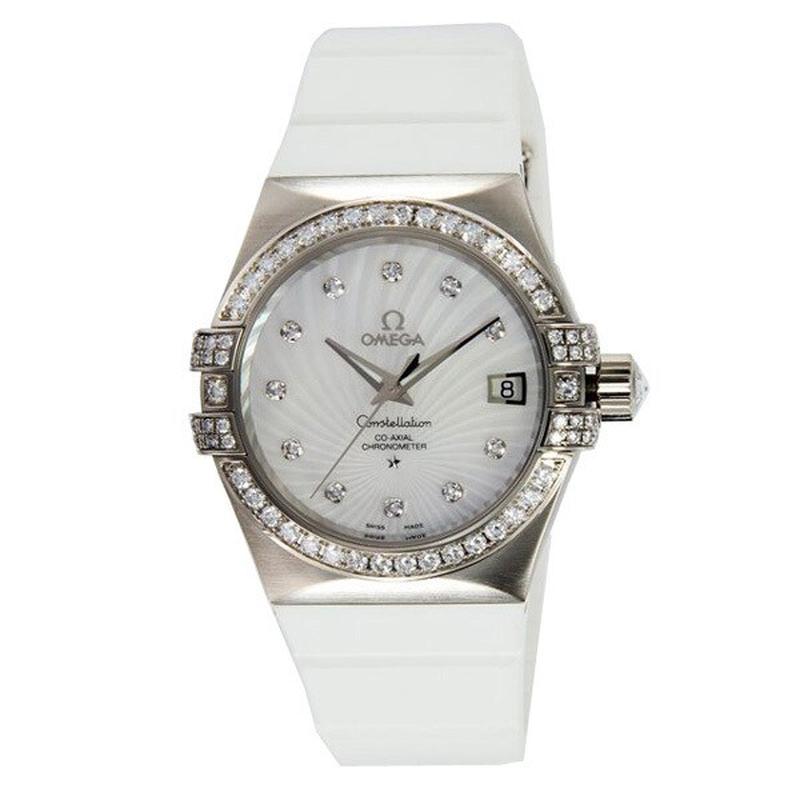 OMEGA 123.57.35.20.55.005 Watch - Constellation Quartz Women's Watch - Elegant Timepiece for Her