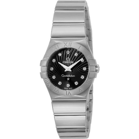 OMEGA Constellation 5-Year Warranty Black 123.10.27.60.51.002 [Parallel Import]