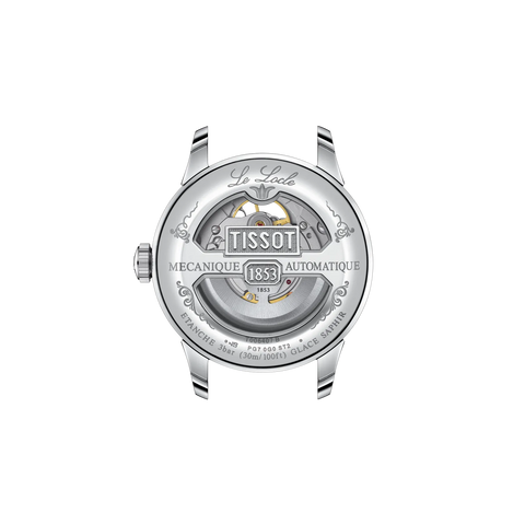 TISSOT T006.407.16.033.01 Watch - Swiss Automatic Stainless Steel Water Resistant Leather Strap (Image 6)