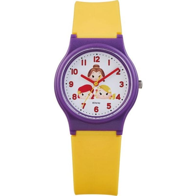 CITIZEN V06A-501VK Watch - Q&Q Analog Disney TSUMTSUM Princess Waterproof Watch with Urethane Strap